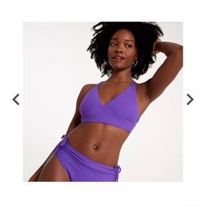 CALIA by Carrie Underwood Purple Bikini Top